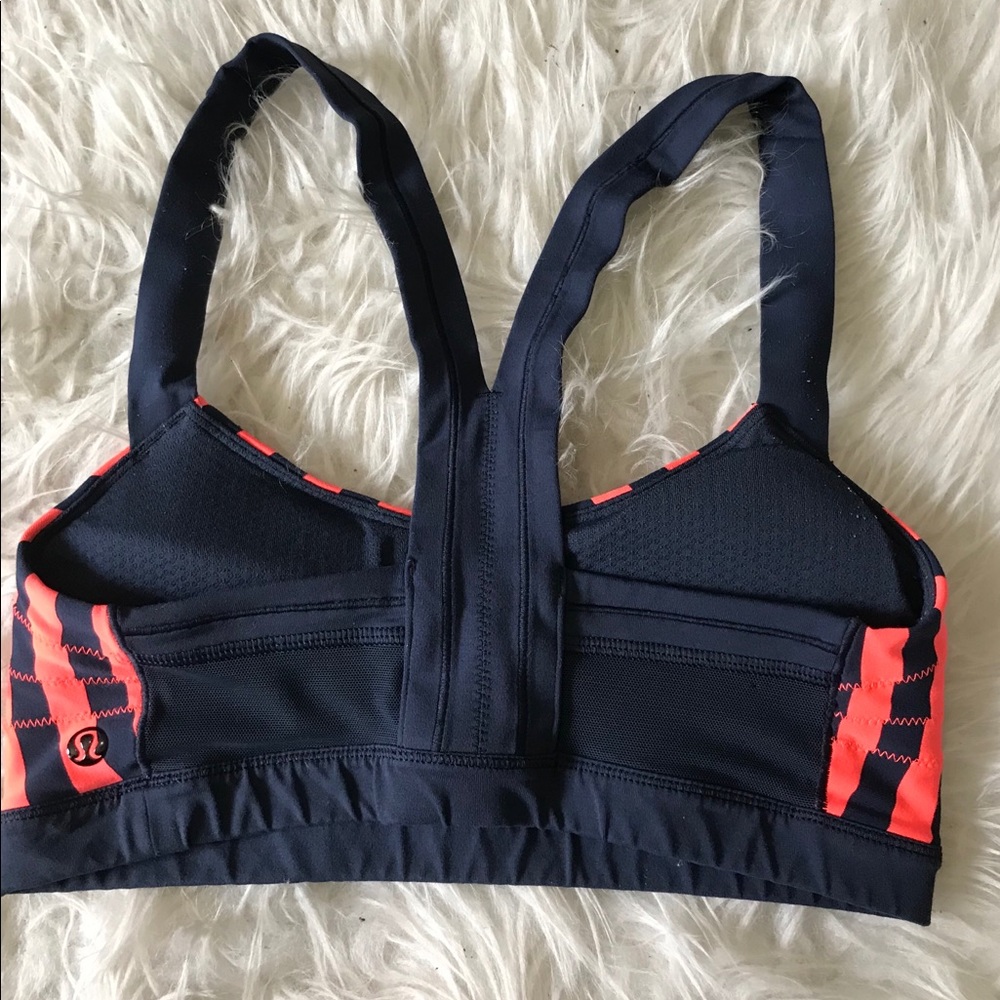 Lululemon Striped Sports Bra - Picture 2 of 3